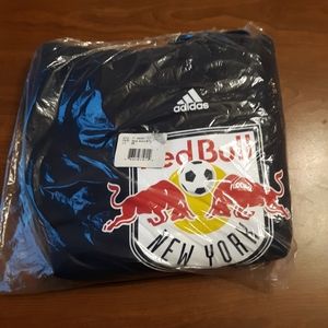 NWT  Youth M 10/12 Red Bulls Adidas Hoodie New!